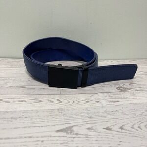 Mission Belt Men's Navy Blue Ratchet Belt Automatic Buckle Adjustable Medium